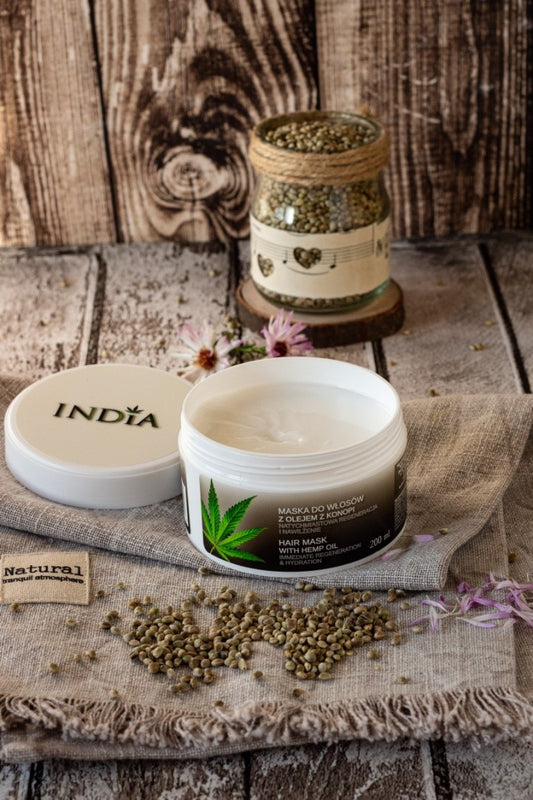 Haarmaske mit Hanf-Öl_200 ml (für trockenes & geschädigtes Haar)