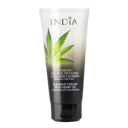 Creme Duschgel mit Hanf-Öl_200 ml (für empfindliche oder gereizte Haut geeignet)_MHD-30.04.26