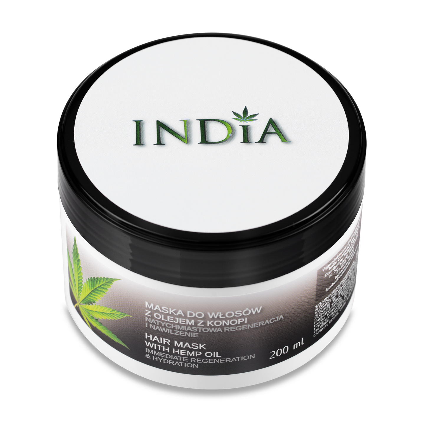 Haarmaske mit Hanf-Öl_200 ml (für trockenes & geschädigtes Haar)