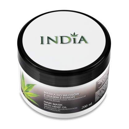 Haarmaske mit Hanf-Öl_200 ml (für trockenes & geschädigtes Haar)